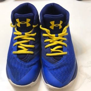 royal blue Air Jordan sneakers